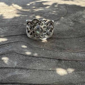 Zilveren dames ring Soraya grey