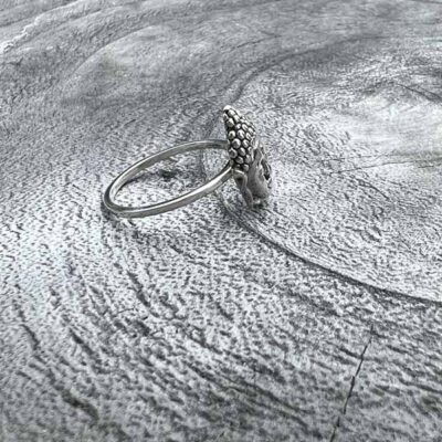 Zilveren dames ring Zen