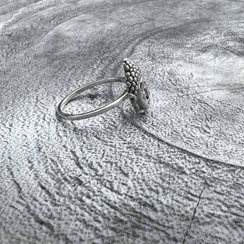 Zilveren dames ring Zen