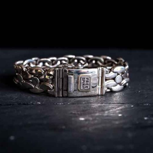 Zilveren dames en heren armband Kiki