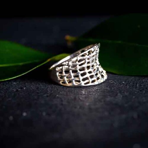 Zilveren dames ring Nadia