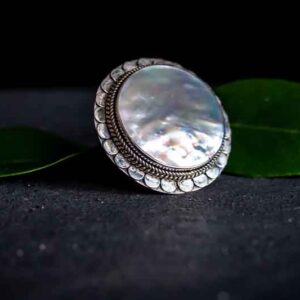 Zilveren dames ring Aurora