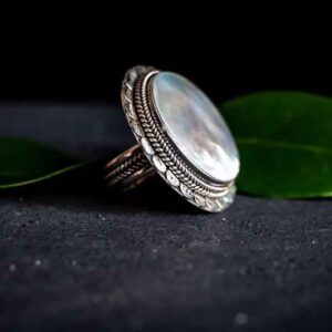 Zilveren dames ring Aurora