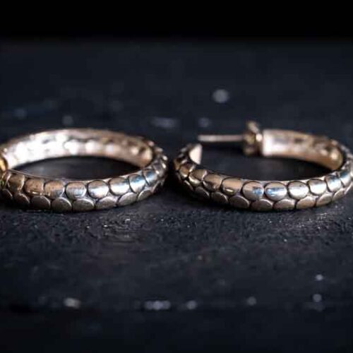 Zilveren oorbellen Viola