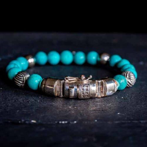 Kralen armband Nilo blue