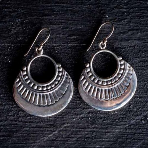 Zilveren oorbellen Liana