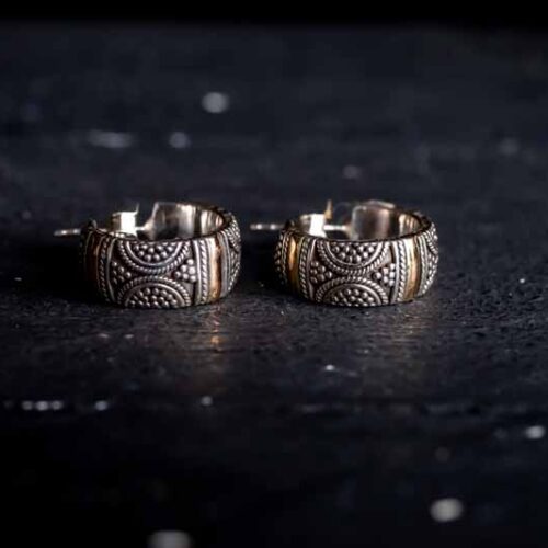 Zilveren oorbellen Goldy 2