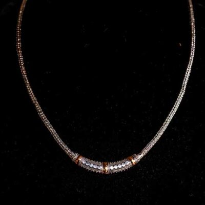 Zilveren ketting Goldy 2