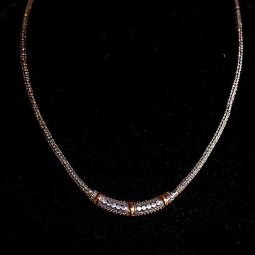 Zilveren ketting Goldy 2