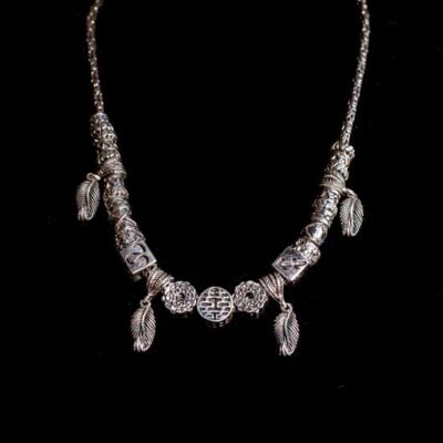 Zilveren dames ketting Samarah