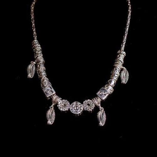 Zilveren dames ketting Samarah