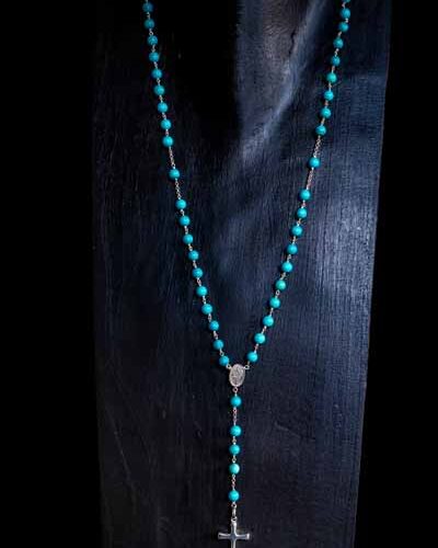 Kralen ketting Rosita blue