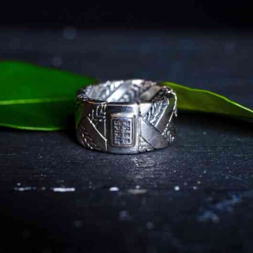 Zilveren dames en heren ring Rawien