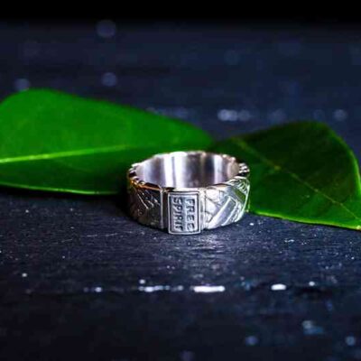 Zilveren dames en heren ring Rawien smal