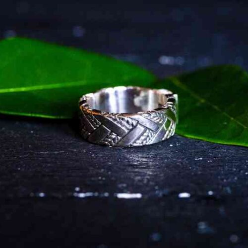 Zilveren dames en heren ring Rawien smal