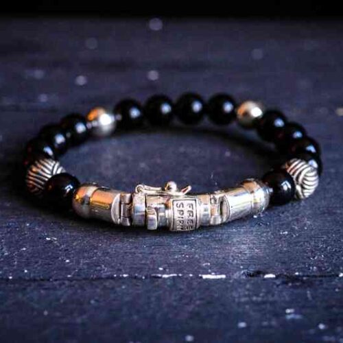 Kralen armband Nilo black