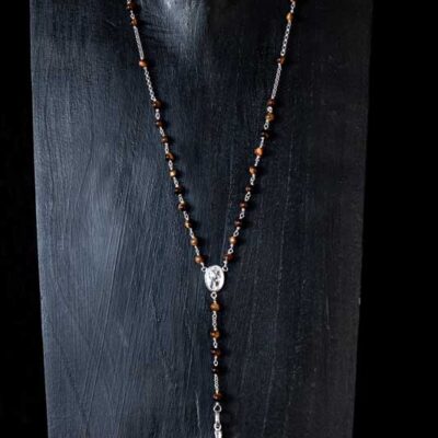 Kralen ketting Rosita brown