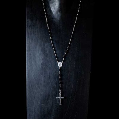Kralen ketting Rosita black