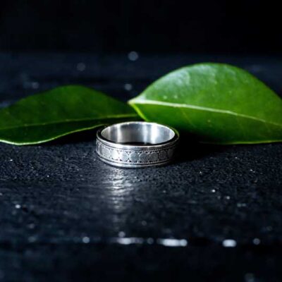 Zilveren dames ring Loulou two