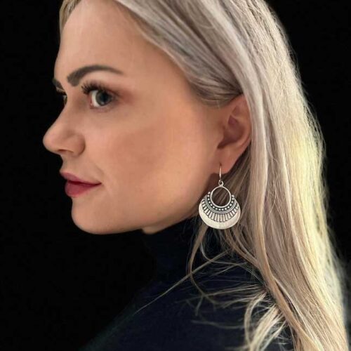 Zilveren oorbellen Liana