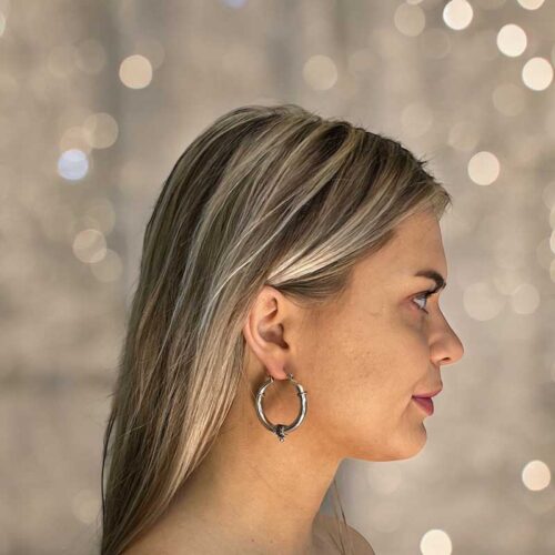 Zilveren oorbellen Suez