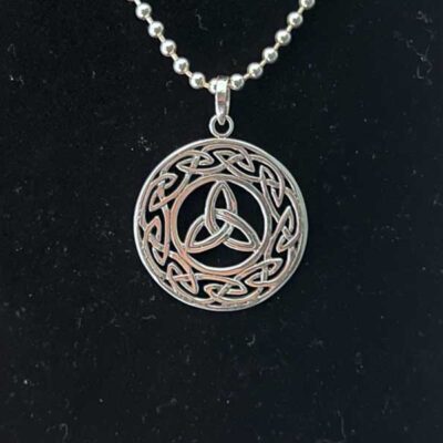 Zilveren hanger Wicca