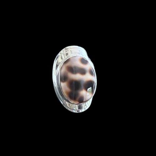 Zilveren dames ring Leopard uno