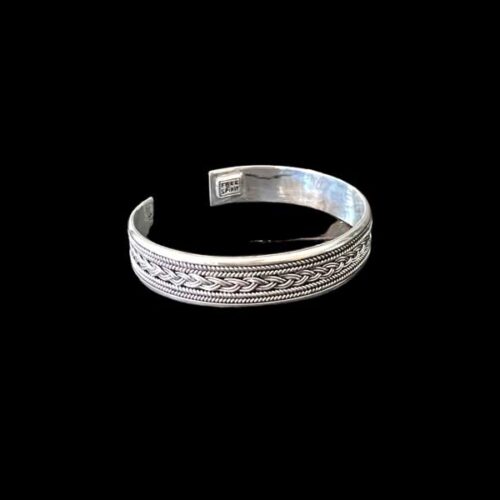 Zilveren dames en heren armband Iman