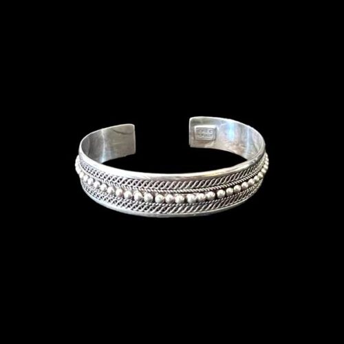 Zilveren dames en heren curve armband Anke