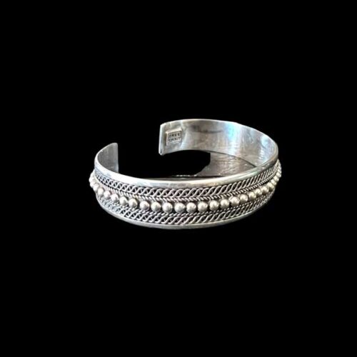 Zilveren dames en heren curve armband Anke