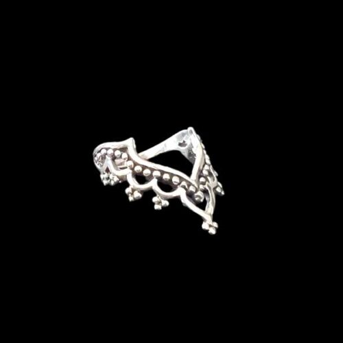 Zilveren dames ring V