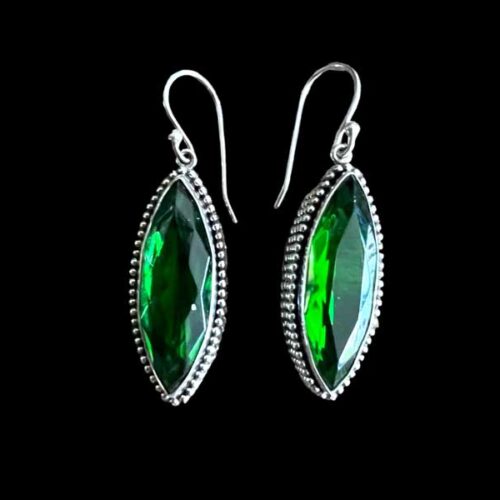 Zilveren oorbellen Loretta green