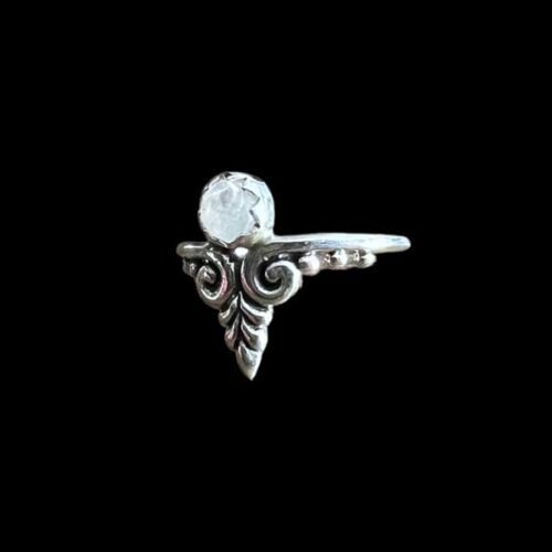 Zilveren dames ring Mimi white