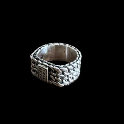 Zilveren dames en heren ring Joel