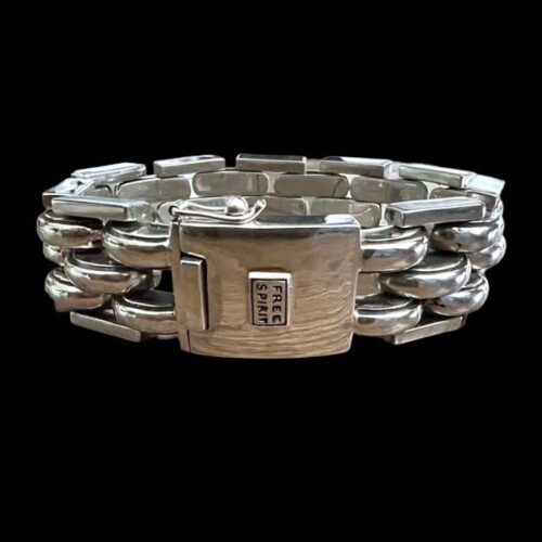 Zilveren dames en heren armband Rico