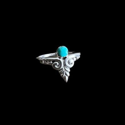 Zilveren dames ring Mimi blue