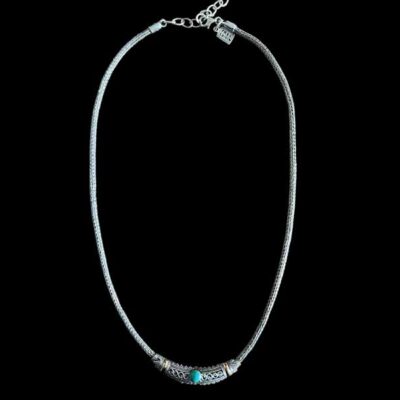 Zilveren dames ketting Goldy 3