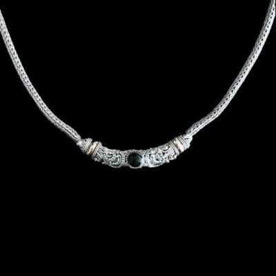 Zilveren dames ketting Goldy 4