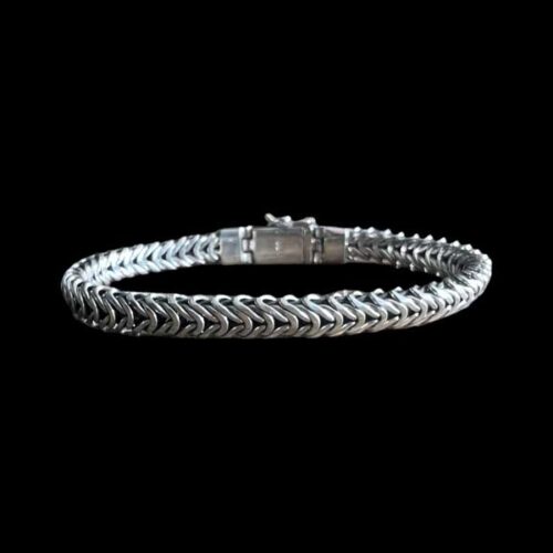 Zilveren dames en heren armband Lennardt