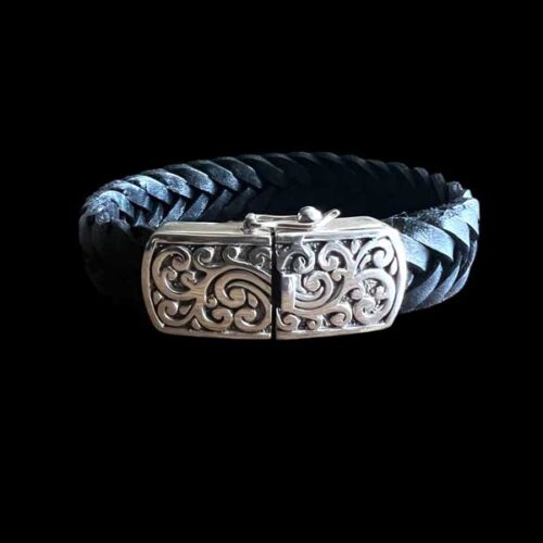 Lederen armband Michael