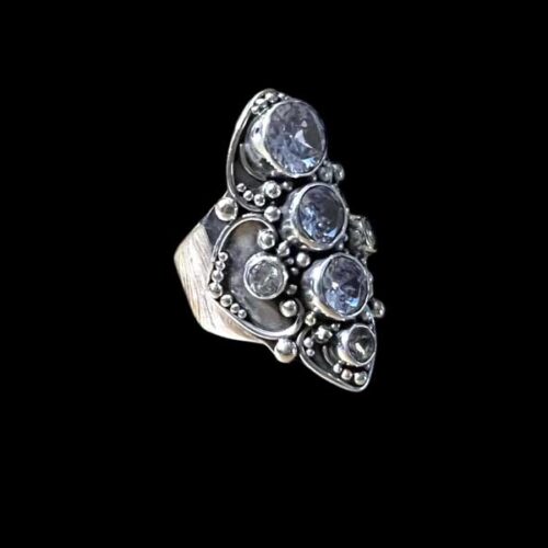 Zilveren dames ring Angie