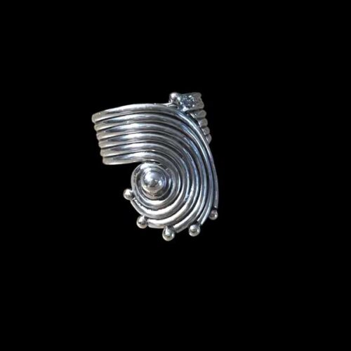 Zilveren dames ring Bente