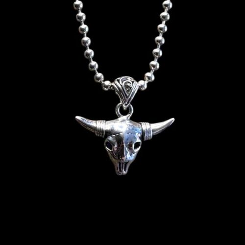 Zilveren hanger Skullie