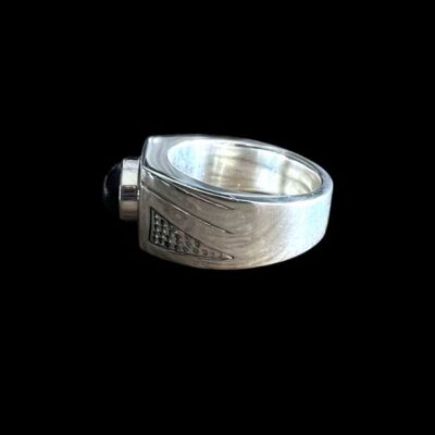 Zilveren heren ring Motown