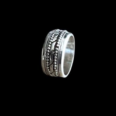 Zilveren dames en heren ring Cincin