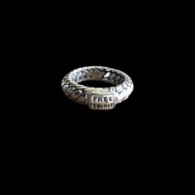 Zilveren dames en heren ring Strong smal