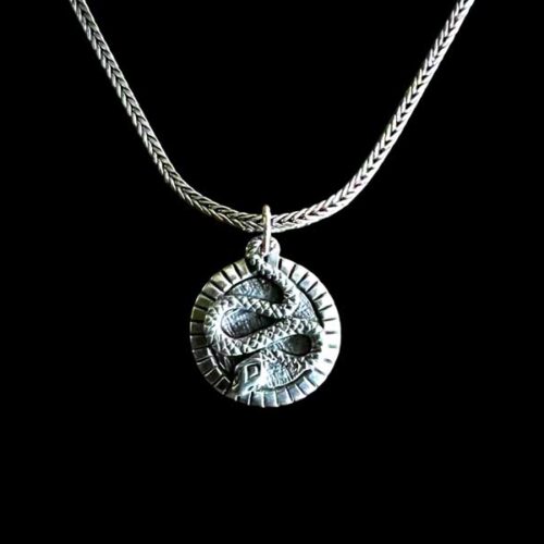 Zilveren hanger Ular