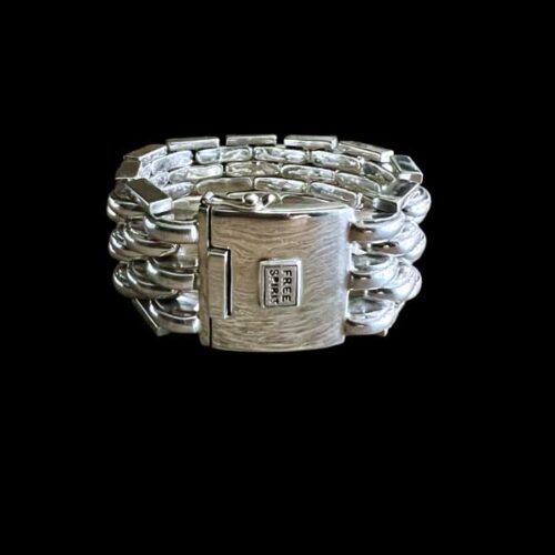 Zilveren dames en heren armband Rico XL