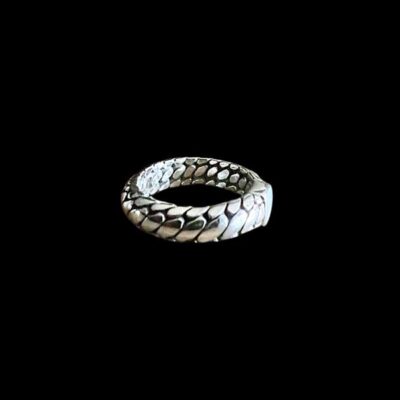 Zilveren dames en heren ring Strong white smal