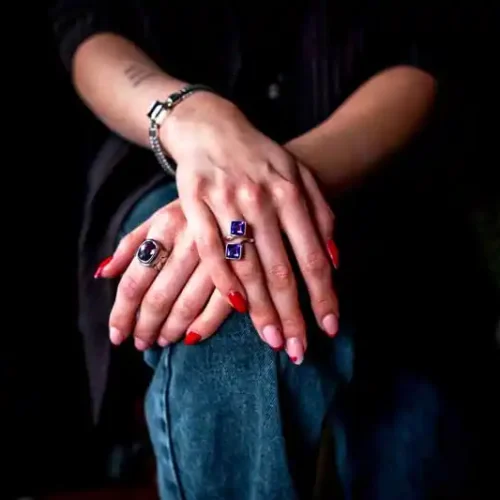 Zilveren dames ring Winter